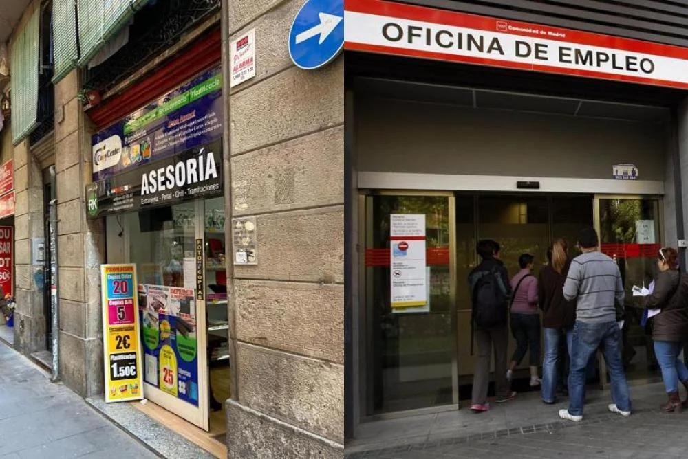 Oficinas del SEPE en Barcelona
